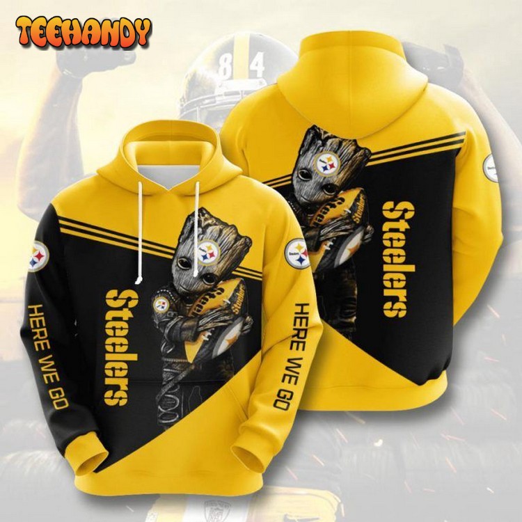 Pittsburgh Steelers Groot 3D Hoodie