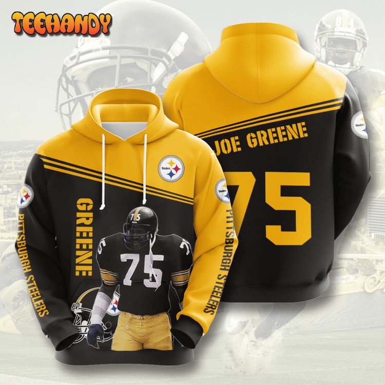 Pittsburgh Steelers Joe Greene 3D Hoodie