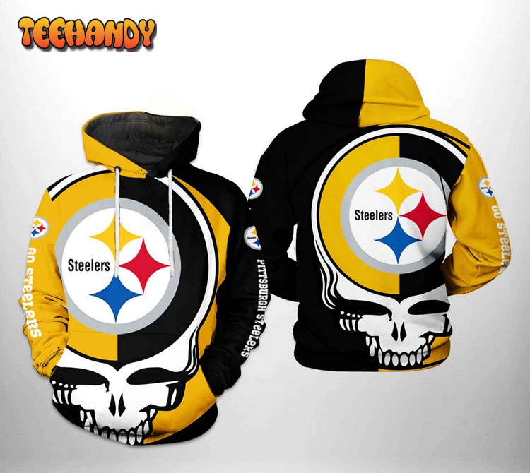 Pittsburgh Steelers NFL Grateful Dead 3D Printed Hoodie