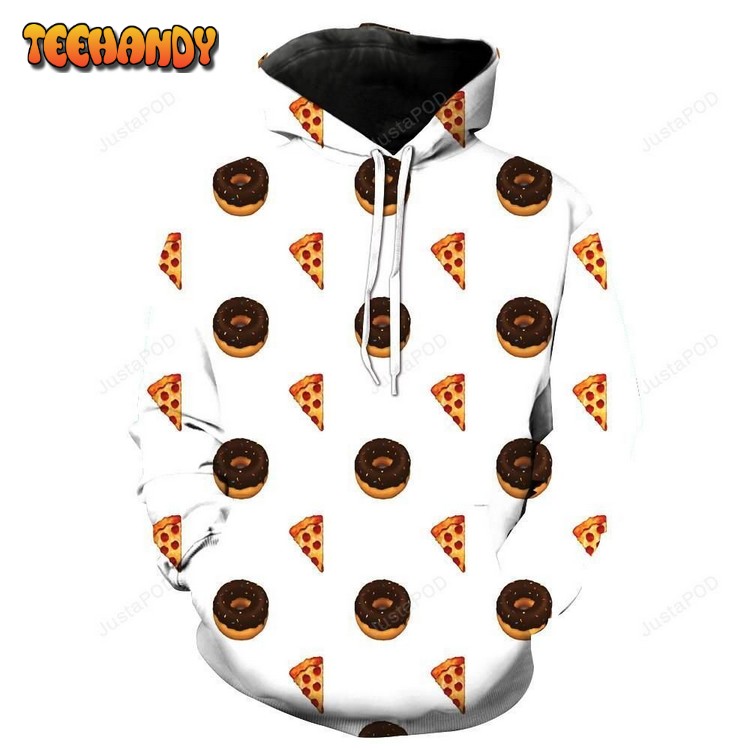 Pizza Donuts 3D Hoodie For Men Women All Over 3D Printed Hoodie