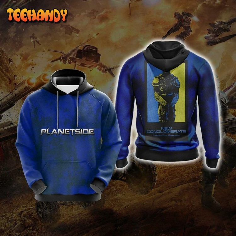 Planetside – New Conglomerate Unisex 3D Hoodie Hoodie