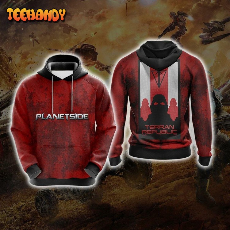 Planetside – Terran Republic Unisex 3D Hoodie Hoodie