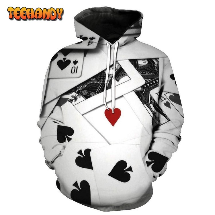 Poker Cawowords 3D Hoodie For Men Women Hoodie