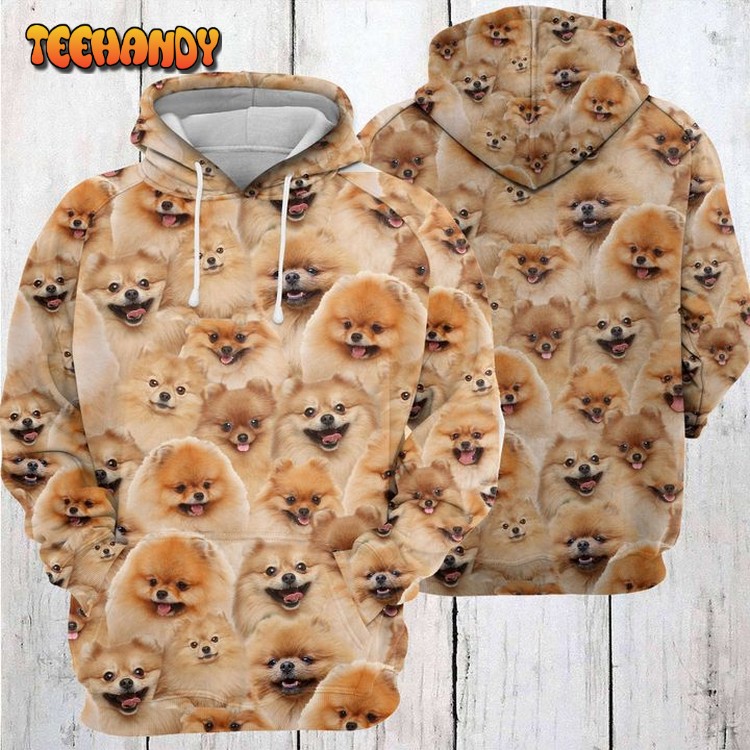 Pomeranian Awesome 3D Printed Hoodie Zipper Hoodie