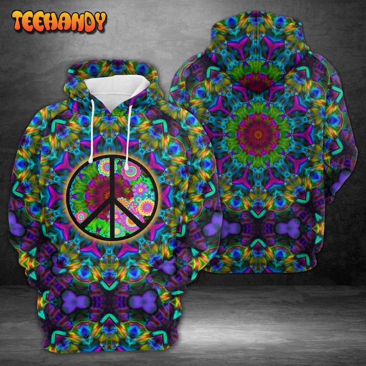 Purple Flower Hipp 3D Printed Hoodie Zipper Hoodie