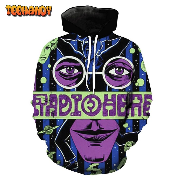 Radiohead 3D Printed Hoodie Zipper Hoodie