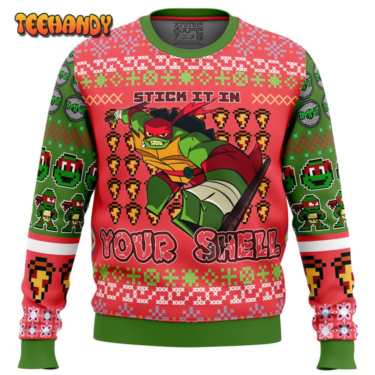 Raphael Rise of the Teenage Mutant Ninja Turtles Ugly Sweater