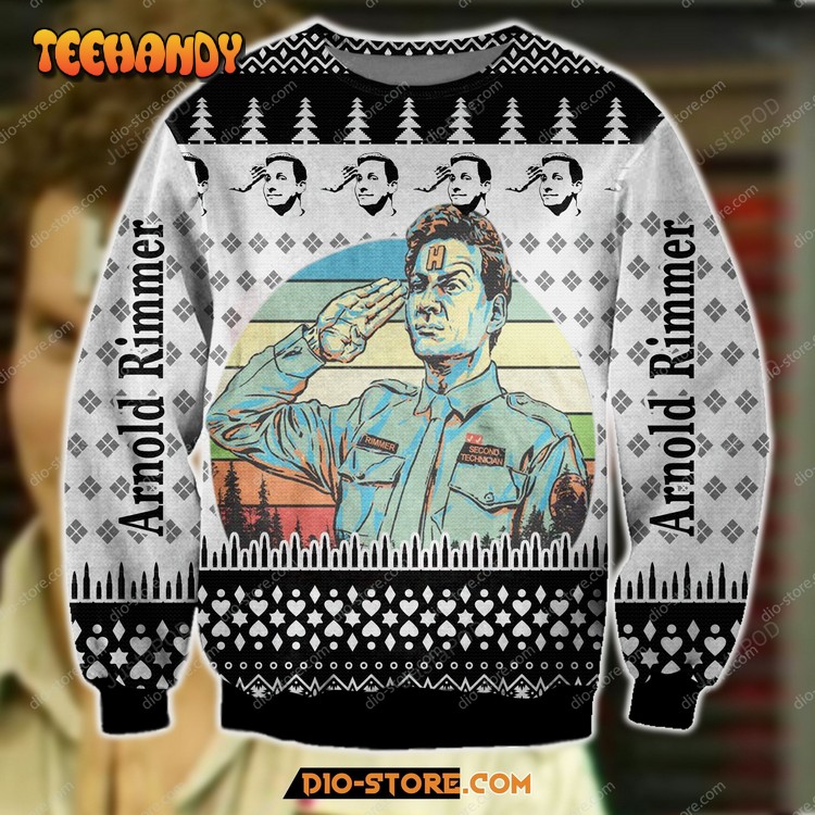 Red Dwarf Arnold Rimmer 3d Print Ugly Sweater, Ugly Sweater