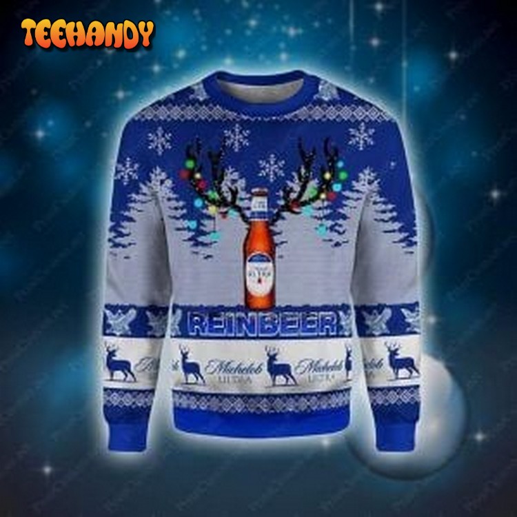 Reinbeer Ultra Ugly Christmas Sweater, All Over Print Sweatshirt