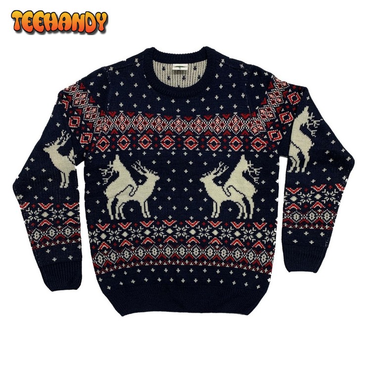 Reindeer Funny Ugly Christmas Sweater, All Over Print Sweatshirt