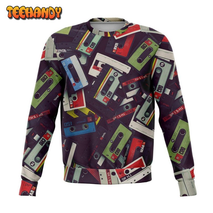 Retro Casette 3D Ugly Sweater, Ugly Sweater, Christmas Sweaters