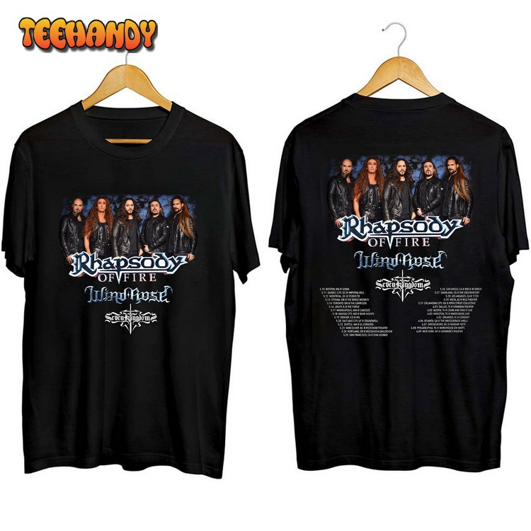 Rhapsody of Fire 2023 Concert Shirt Rhapsody of Fire 2023 Tour T Shirt Sweatshirt