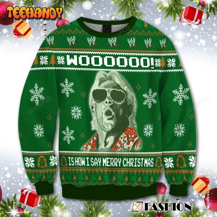 Ric Flair Is How I Say Merry Christmas Ugly Christmas Sweater