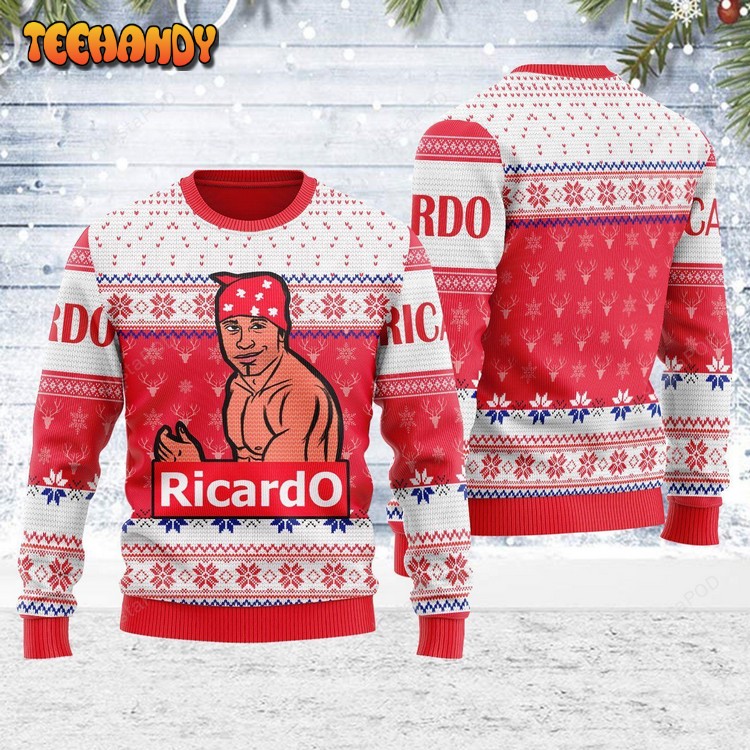 Ricardo Milos Meme Funny Ugly Christmas Sweater