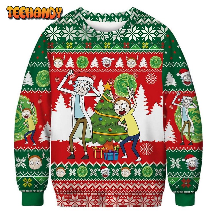 Rick And Morty For Unisex Ugly Christmas Sweater