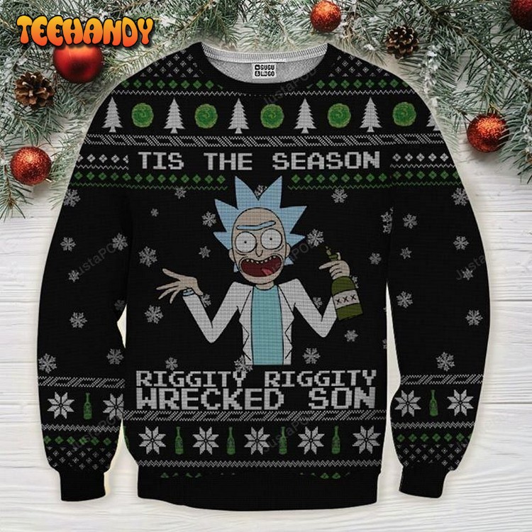 Rick And Morty Ugly Sweater, Ugly Sweater, Christmas Sweaters