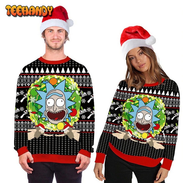 Rick Sanchez Funny Rick And Morty Ugly Christmas Sweater