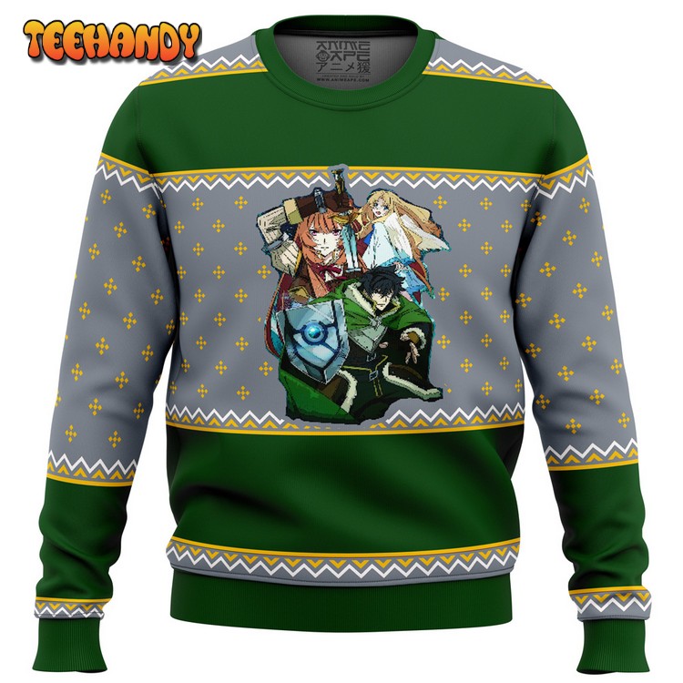 Rising of the Shield Hero Characters Ugly Christmas Sweater