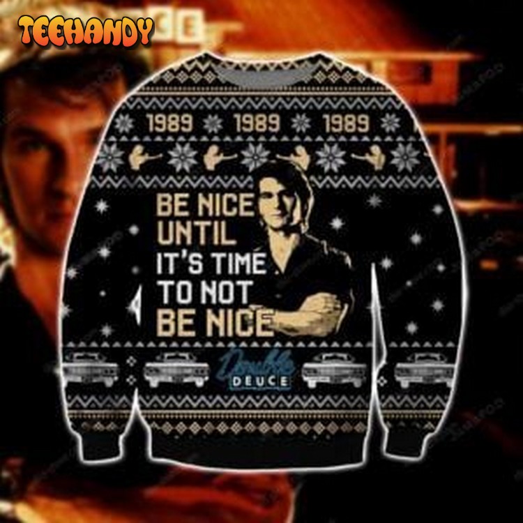 Road House Knitting Ugly Christmas Sweater