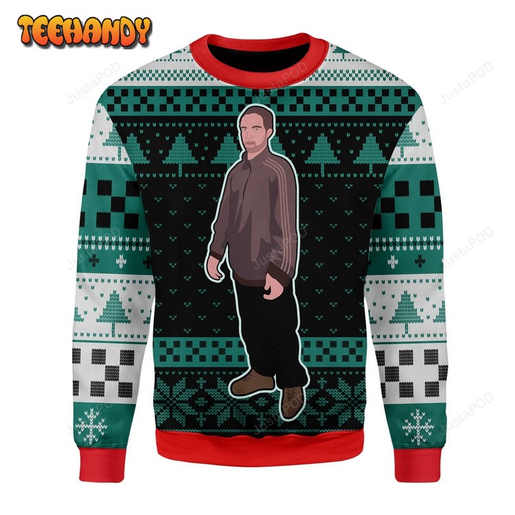 Robert Pattinson Ugly Christmas Sweater, All Over Print Sweatshirt