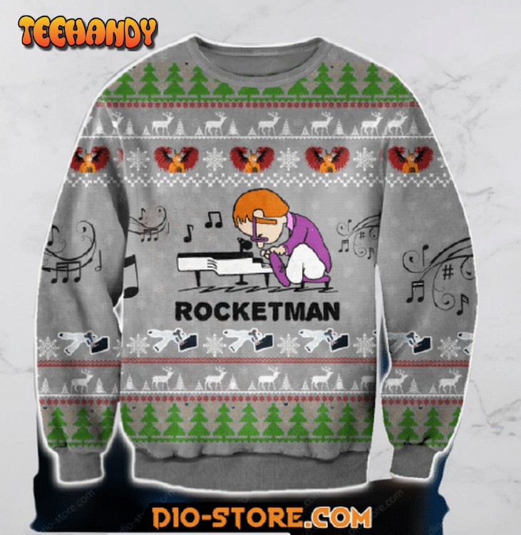 ROCKETMAN UGLY CHRISTMAS SWEATER, Ugly Sweater