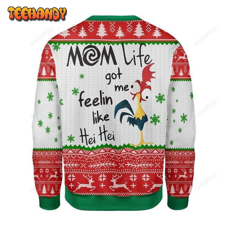 Rooster Ugly Christmas Sweater, All Over Print Sweatshirt, Ugly Sweater