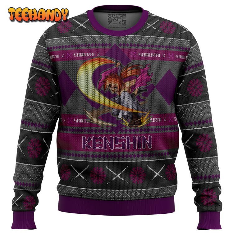 Rurouni Keshin Battousai Samurai X Ugly Christmas Sweater