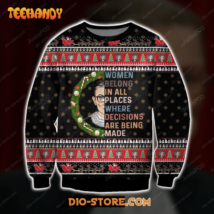 Ruth Bader Ginsburg Ugly Sweater, Ugly Sweater, Christmas Sweaters