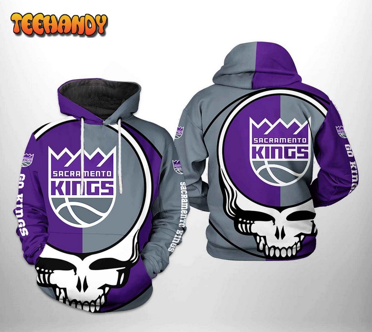 Sacramento Kings NBA Grateful Dead 3D Printed Hoodie