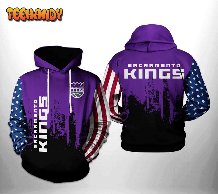 Sacramento Kings NBA Team US 3D Printed Hoodie Zipper Hoodie