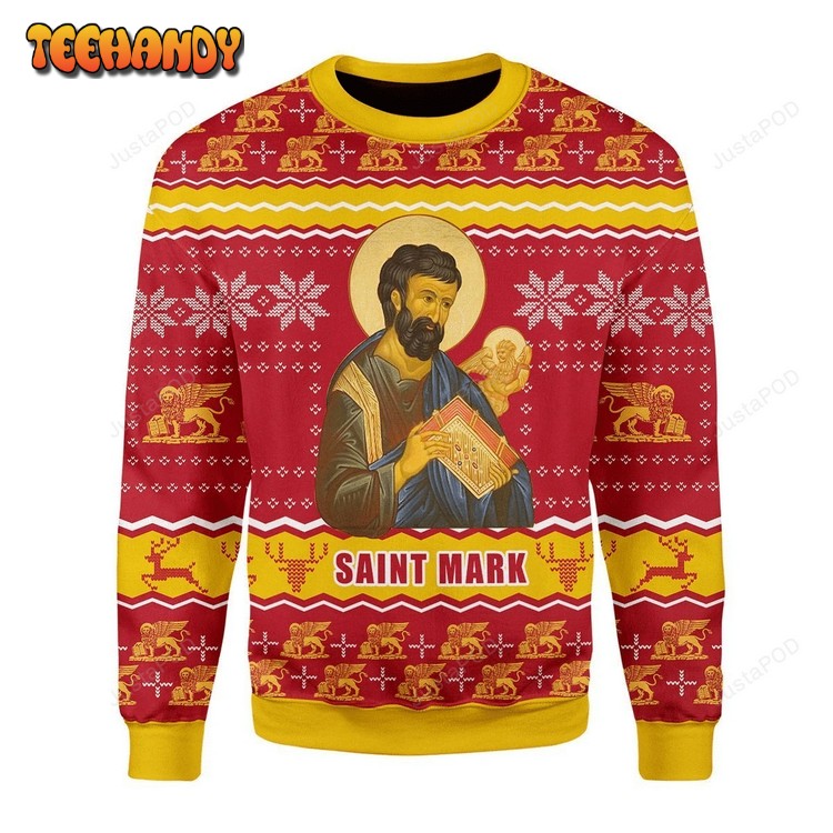 Saint Mark The Evangelist Ugly Christmas Sweater