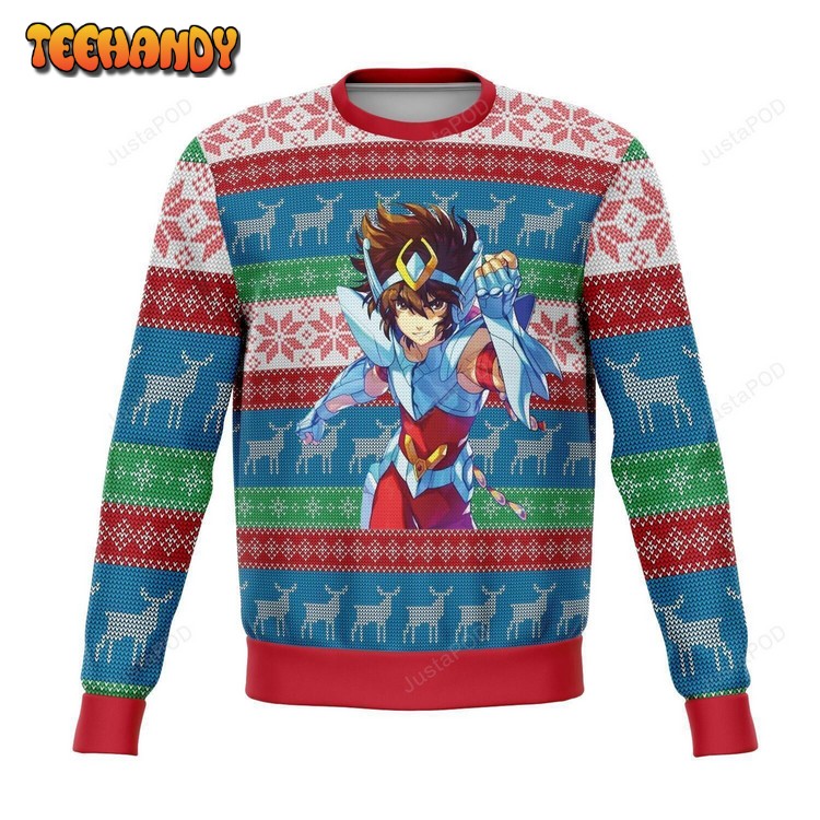 Saint Seiya Ugly Christmas Sweater, Ugly Sweater, Christmas Sweaters