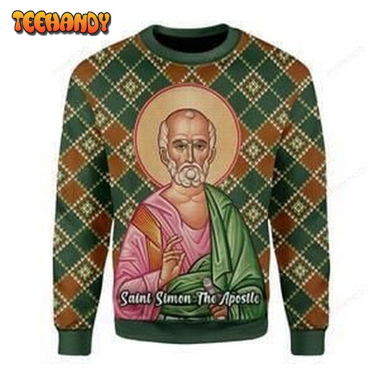 Saint Simon The Zealot Ugly Christmas Sweater