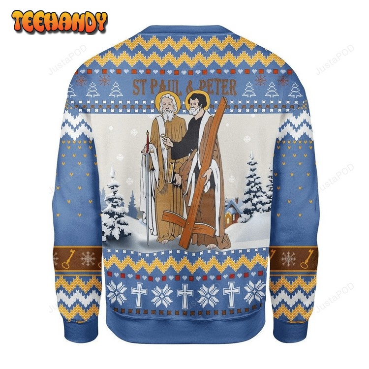 Saints Paul And Peter Ugly Christmas Sweater