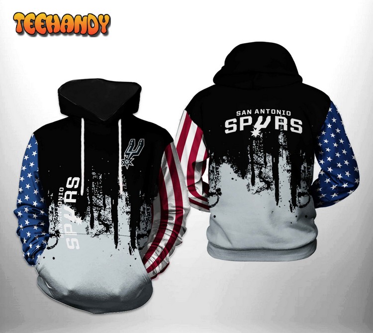 San Antonio Spurs NBA Team US 3D Printed Hoodie