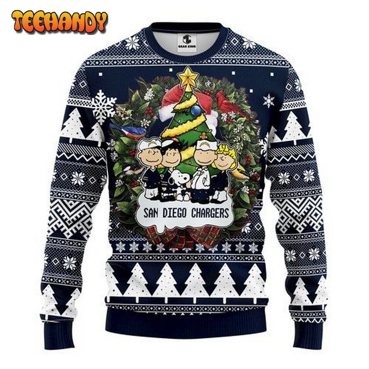 San Diego Chargers Christmas For Unisex Ugly Christmas Sweater