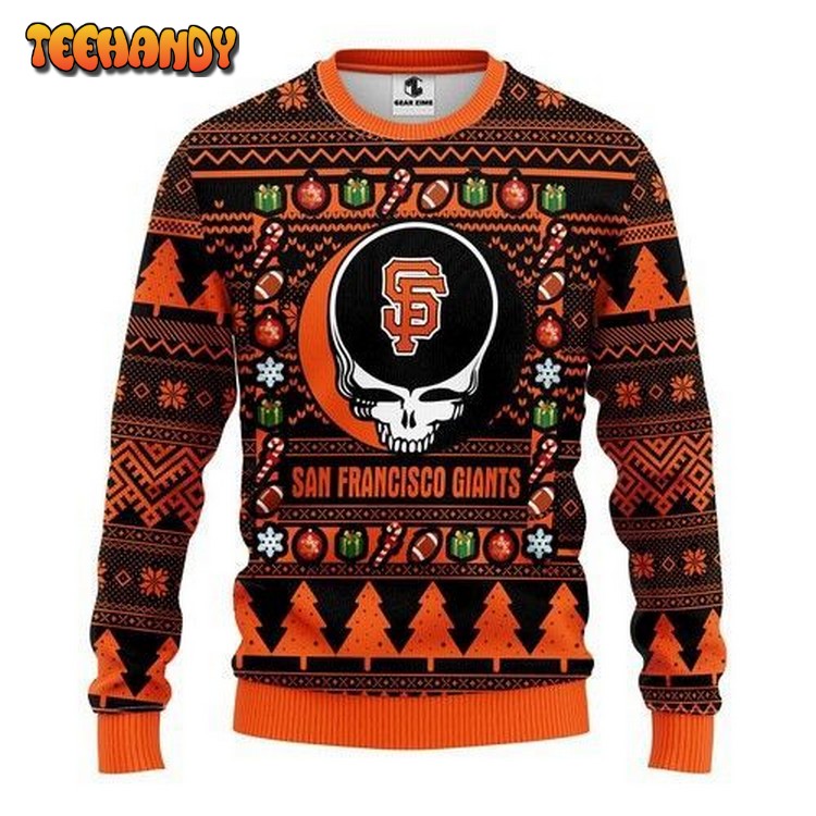 San Francisco Giants Grateful Dead Ugly Christmas Sweater