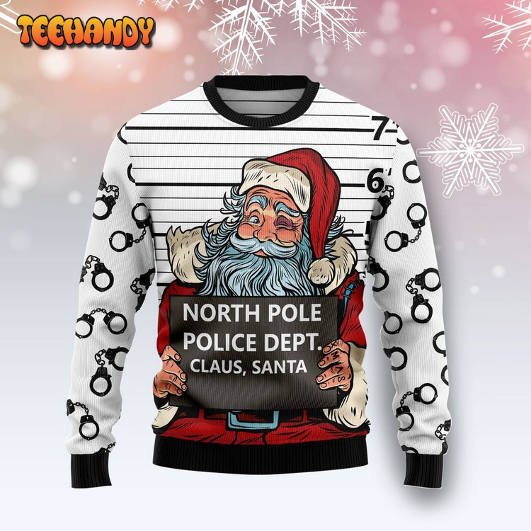 Santa Claus Arrested By North Pole Police G51014 – Ugly Sweate