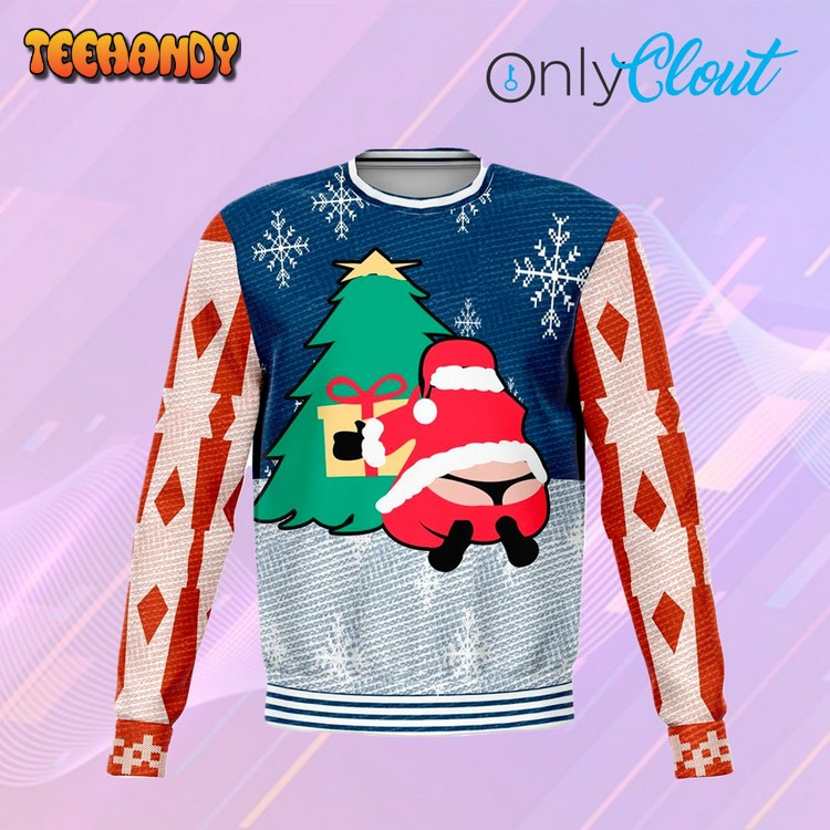 Santa Thang Funny Ugly Christmas Sweater, Ugly Sweater