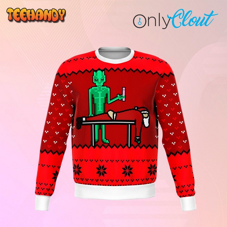 Santa Vaccinated Funny Ugly Christmas Sweaters 3D, Ugly Sweater