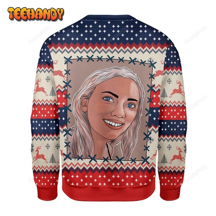 Scarlett Johansson Surprised Meme Ugly Christmas Sweater