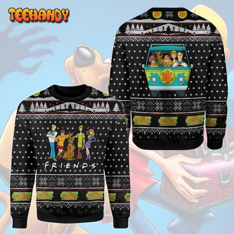 Scooby Doo Friends For Unisex Ugly Christmas Sweater