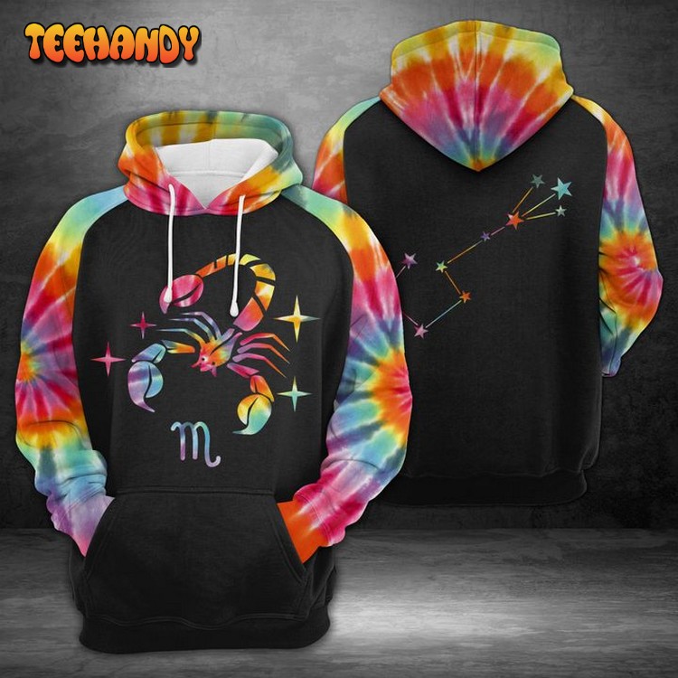 Scorpio Horoscope Mandala 3D Printed Hoodie Zipper Hoodie