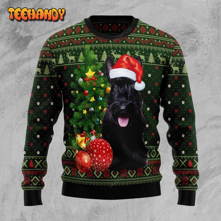 Scottish Terrier Cute For Christmas Ugly Christmas Sweater