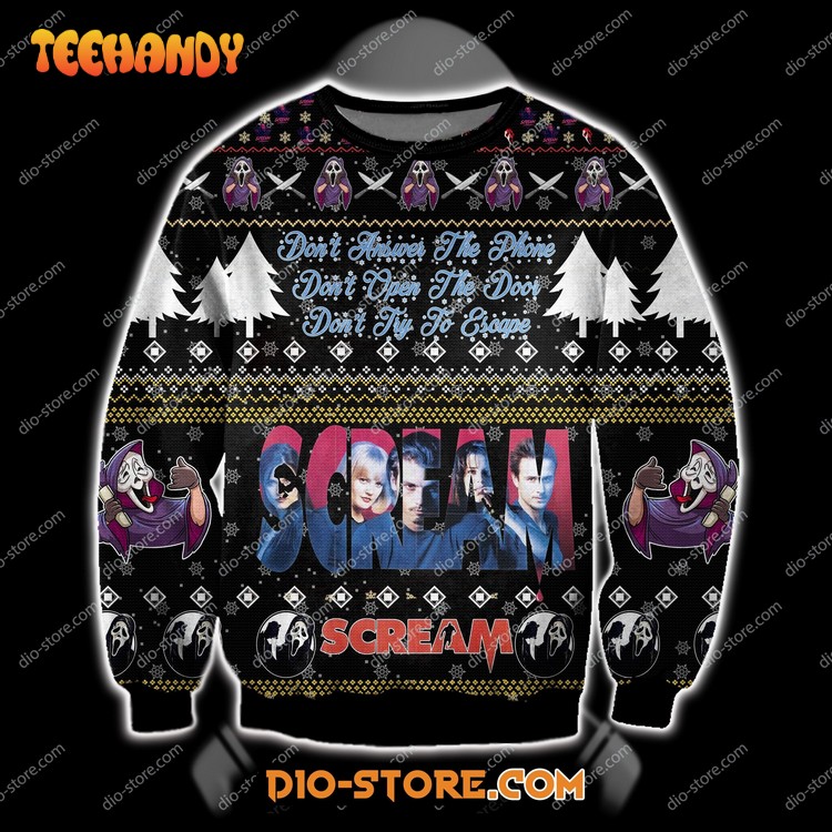 Scream 1996 Ugly Christmas Sweater, All Over Print Sweatshirt