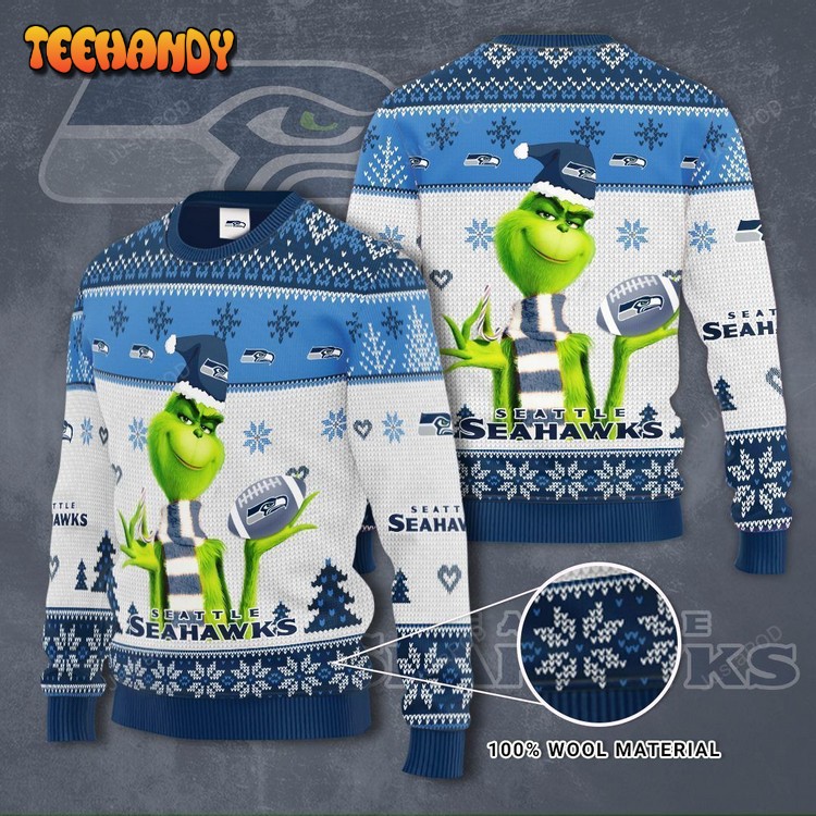 Seatle Seahawks SeawUgly Christmas Sweater