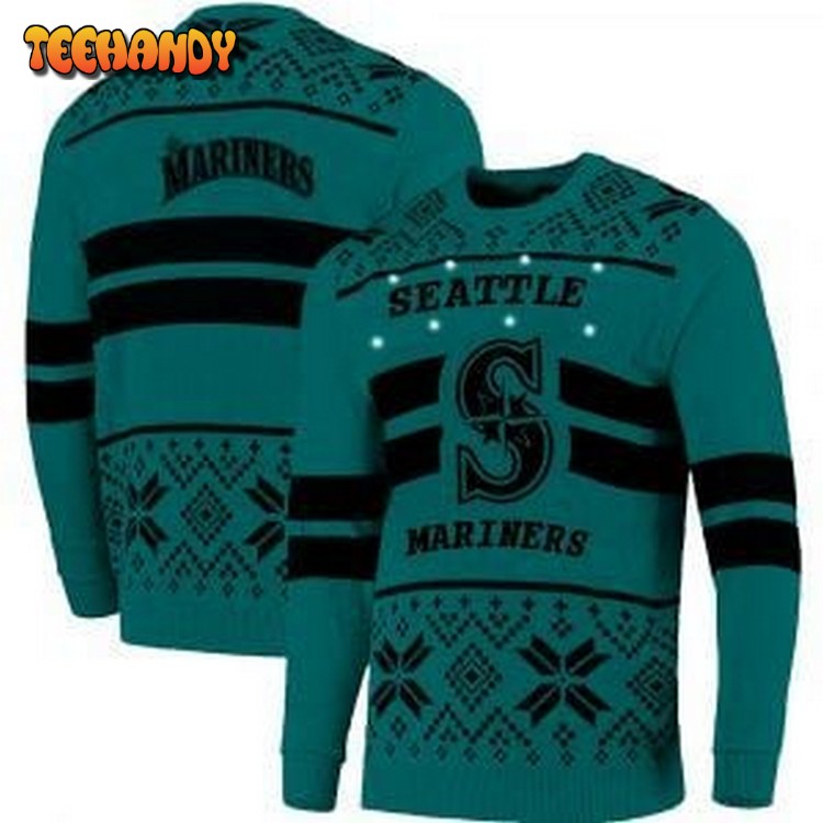 Seattle mariners Ugly Christmas Sweater, All Over Print Sweatshirt