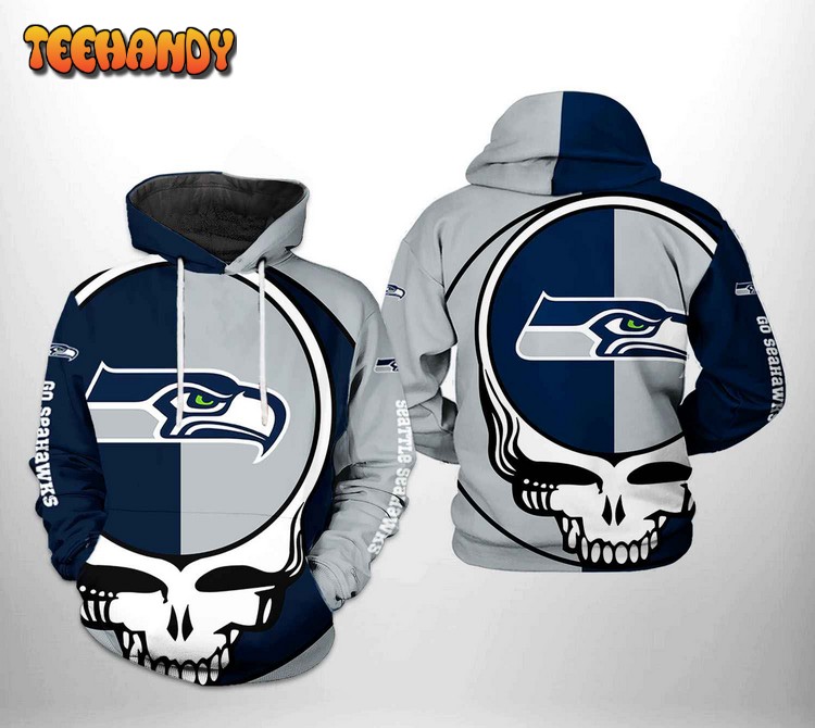 Seattle Seahawks NFL Grateful Dead 3D Printed Hoodie