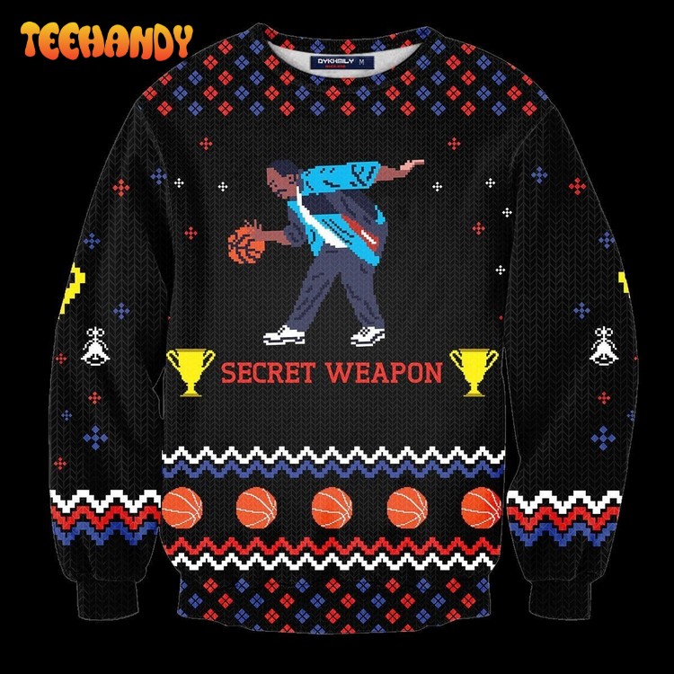 Secret Weapon Ugly Christmas Sweater, All Over Print Sweatshirt