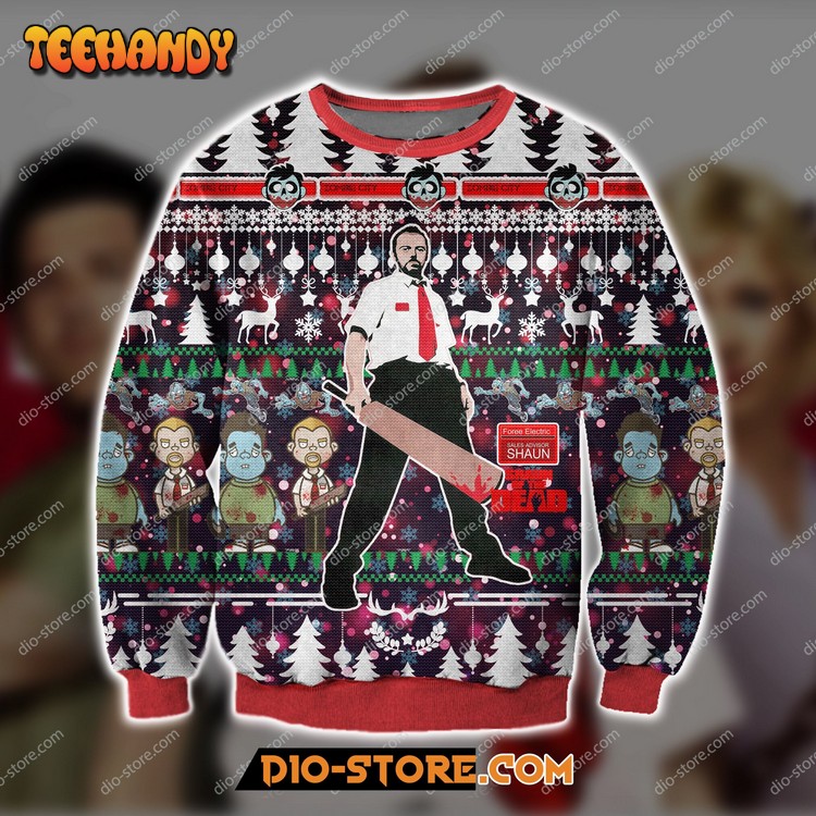 Shaun Of The Dead 2004 Ugly Christmas Sweater, All Over Print Sweatshirt